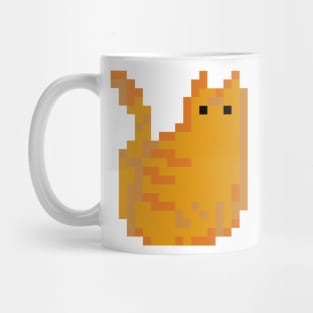 Cat Pixel Art - ginger Mug